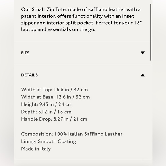 NWT Masur Gavriel Pink Small Zip Tote, fits small laptop - Picture 4 of 13